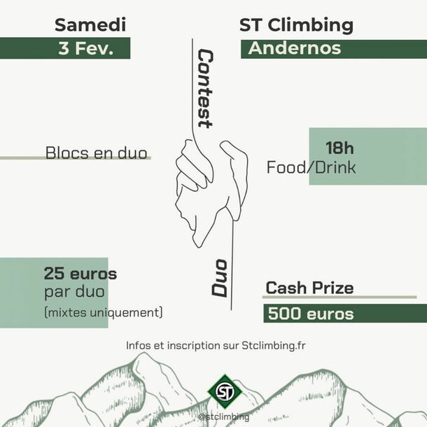 Contest Escalade en Duo - ST Climbing